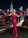 Gorgeous Backless Mermaid Spaghetti Straps Long Prom Dresses, OB102