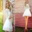 2016 popular long sleeve Lace see through cute homecoming prom dress,BD0001