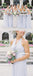Simple Halter Cheap Long A-Line Chiffon Backless Floor-Length Bridesmaid Dresses, KX1031