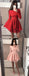 Off Shoulder Jersey A-Line Tulle Long Sleeve Homecoming Dress, FC1702