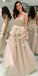 Charming Sweetheart Tulle A-Line Backless Appliques Cheap Prom Dresses, FC1760