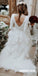 Charming Long Sleeve A-line Jersey Backless Wedding Dresses, FC2044
