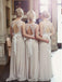 Long Bridesmaid Dress, Chiffon Bridesmaid Dress, Sleeveless Bridesmaid Dress, Dress for Wedding, Open Back Bridesmaid Dress, Elegant Bridesmaid Dress, LB0276