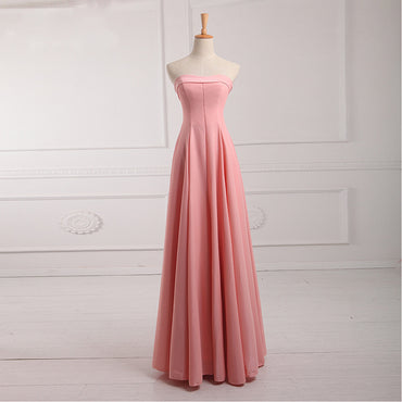 Long Bridesmaid Dress, Sweet Heart Bridesmaid Dress, Satin Bridesmaid Dress, A-Line Dress for Wedding, Backless Bridesmaid Dress, Floor-Length Bridesmaid Dress, LB0394
