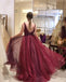 Luxury Beaded Backless Floor-Length Chiffon Prom Dress, FC408