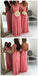 Simple Cheap Jersey Convertible Open Back Sexy Long High Quality Handmade Bridesmaid dresses, WG45