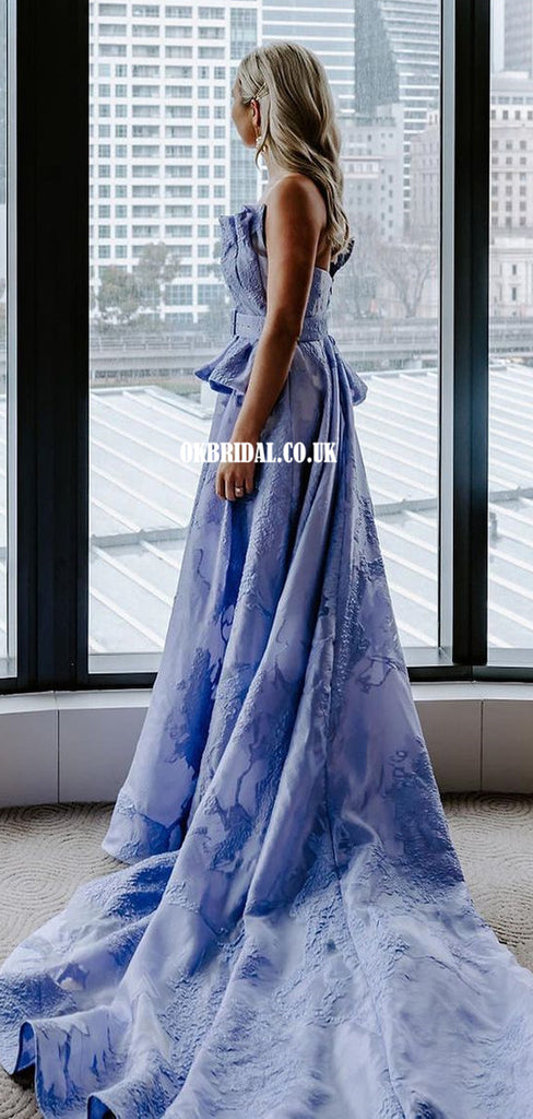 Fashion A-line Lace Floor-length Backless Prom Dress , FC5302