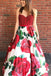 Charming Beaded Top A-Line Backless Sweetheart Prom Dress, FC541