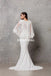 Designed Lace Mermaid Wedding Dress, New Arrival Chiffon Satin Wedding Dress, KX557