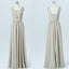 Long Bridesmaid Dress, Chiffon Bridesmaid Dress, Simple Design Bridesmaid Dress, Floor-Length Bridesmaid Dress, Backless Bridesmaid Dress, LB0582