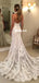 Elegant Lace Halter Backless Mermaid Long Wedding Dresses, FC5863