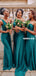 Fashion One Shoulder Mermaid Sleeveless Backless Bridesmaid Dress, FC6030