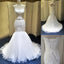 Fitted Lace Mermaid Sweetheart Neckline Lace Up Corset Long Wedding Dress, WG640