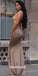 Different Styles Jersey Backless Straps V-neck Prom Dress, FC675