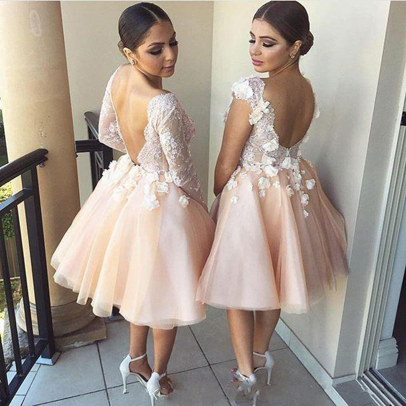 short bridesmaid dresses 2021 Veaul 2026 Chic Beautiful Blushing Pink Suede Bridesmaid Dresses 2021 A-Line Princess Square Short