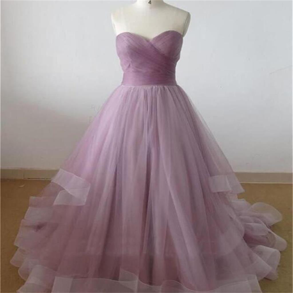 Lilac Prom Dress,Sweetheart Prom Dress,A-line Dress ,Cheap Prom Dress,Party Prom Dresses ,Evening Dresses,Long Organza Prom Dress,Prom Dresses Online,PD0125