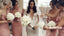 Sexy Slit Backless Bridesmaid Dress, Charming Spaghetti Strap Mermaid Bridesmaid Dress, KX1335