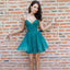 Spaghetti Straps Tulle Homecoming Dress, Backless A-Line Junior School Dress, KX1078