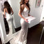 Sheath Mermaid Spaghetti Straps Backless Prom Dresses, FC1793
