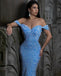 Fashion Off Shoulder Mermaid Sparkle Sequin Long Prom Dresses, FC6291