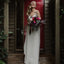 Charming Long Sleeve Backless Simple Wedding Dresses, FC1994